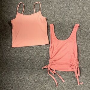 American Eagle Outfitters Coral Camisole Set